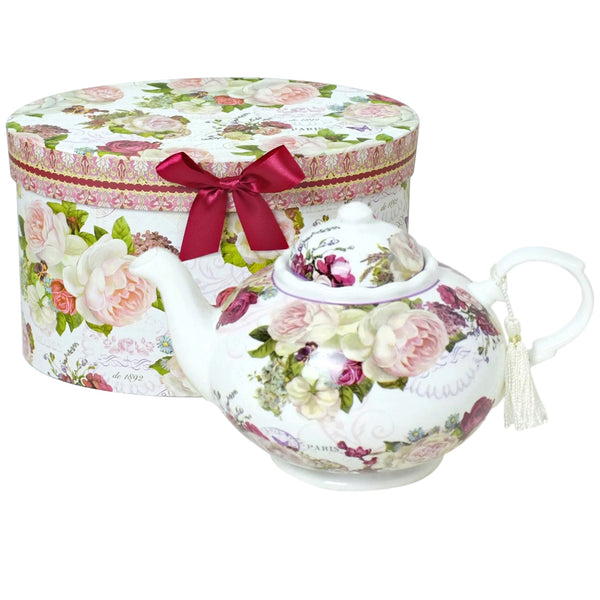 Assorted Victorian Rose Teapot & Teacup, INDIVIDUALLY SOLD