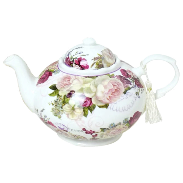 Assorted Victorian Rose Teapot & Teacup, INDIVIDUALLY SOLD