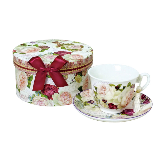 Assorted Victorian Rose Teapot & Teacup, INDIVIDUALLY SOLD