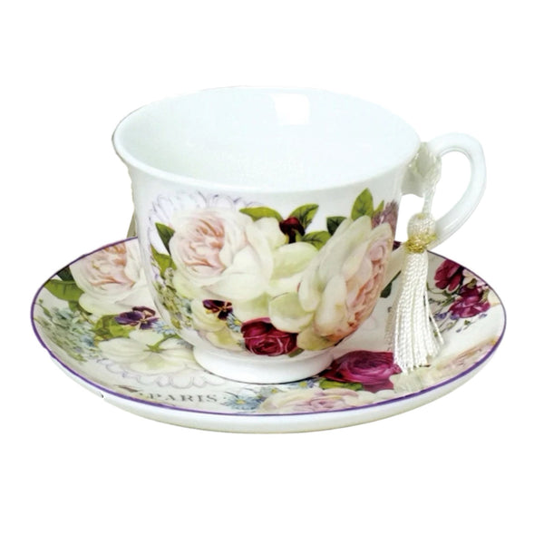 Assorted Victorian Rose Teapot & Teacup, INDIVIDUALLY SOLD