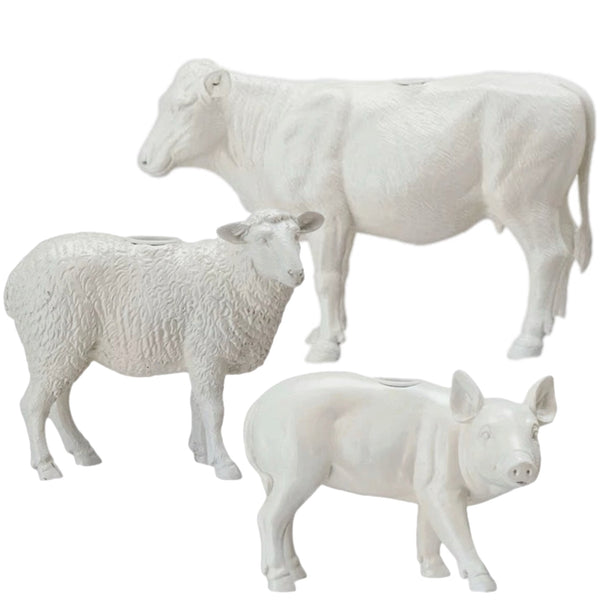 Assorted Farm Animal Taper Candle Holder, INDIVIDUALLY SOLD