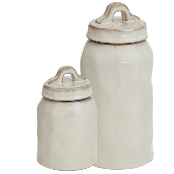 Assorted White Canister, INDIVIDUALLY SOLD
