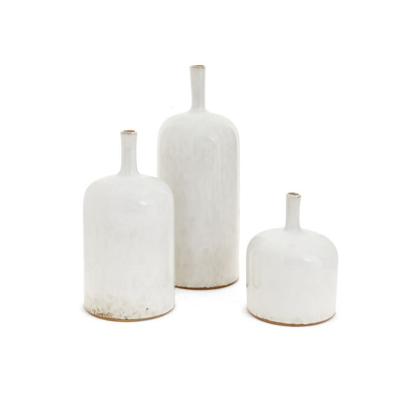 Assorted White Stoneware Vase, INDIVIDUALLY SOLD