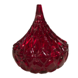 Red Crystal Candy Jar