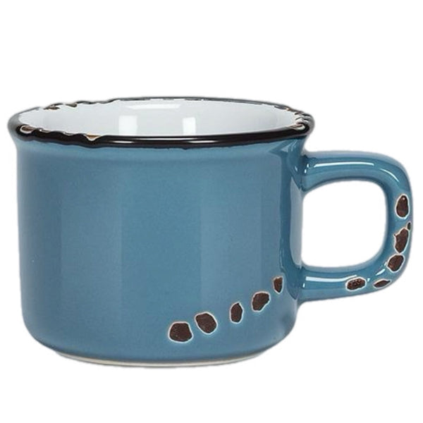 Assorted Denim Enamel Mug, INDIVIDUALLY SOLD