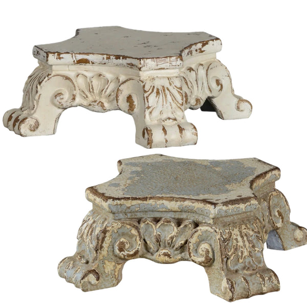 Assorted Distressed Pedestal, INDIVIDUALLY SOLD