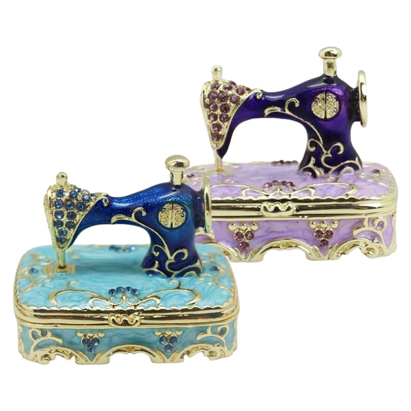 Assorted Sewing Machine Trinket Box, INDIVIDUALLY SOLD