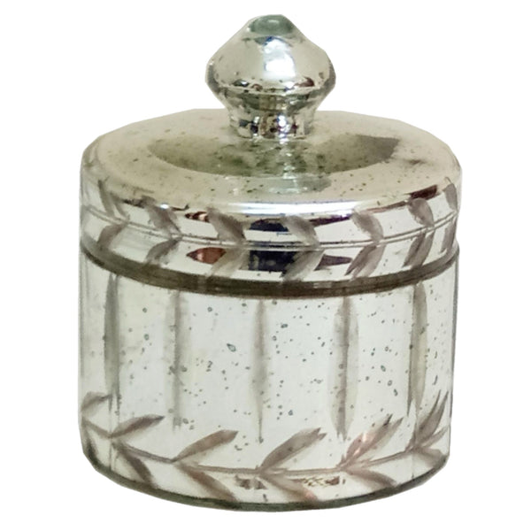 Assorted Lidded Glass Cachepot, INDIVIDUALLY SOLD