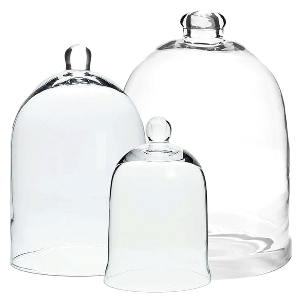 Assorted Glass Cloche, INDIVIDUALLY SOLD