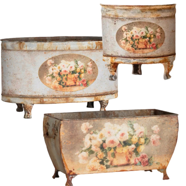 Assorted Old Rose Planter, INDIVIDUALLY SOLD