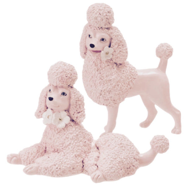 Assorted Poodle Figurine, INDIVIDUALLY SOLD