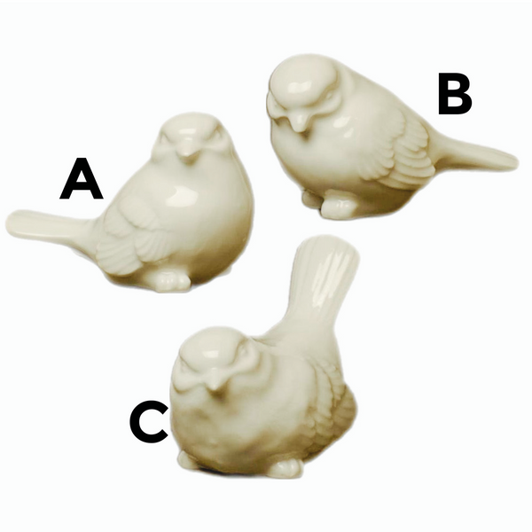 Assorted White Bird Figurine, INDIVIDAULLY SOLD