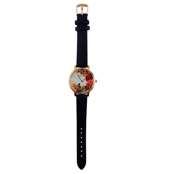 Black Rose Ladies Jewellery Watch