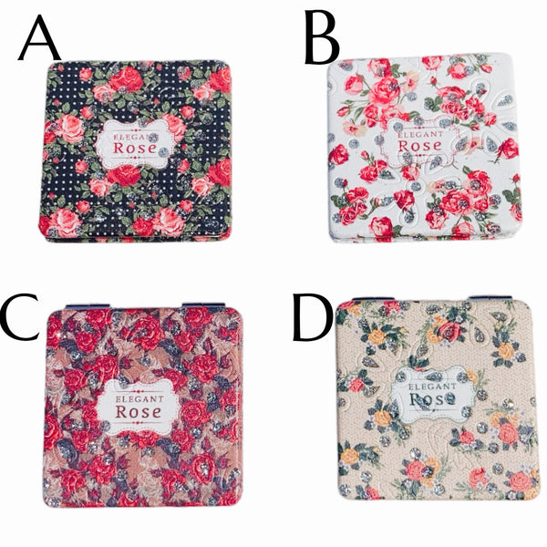 Assorted Rose Compact Mirror, INDIVIDUALLY SOLD