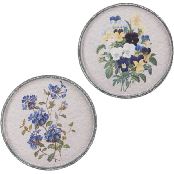 Assorted Round Flower Wall Print, INDIVIDUALLY SOLD
