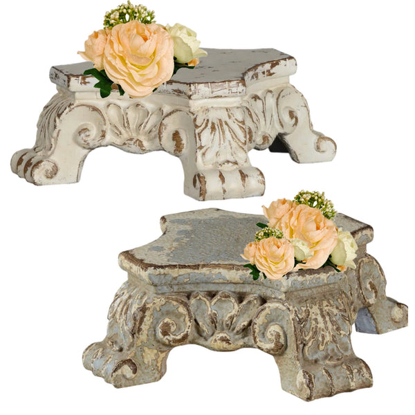 Assorted Distressed Pedestal, INDIVIDUALLY SOLD