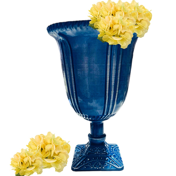 Blue Urn Planter