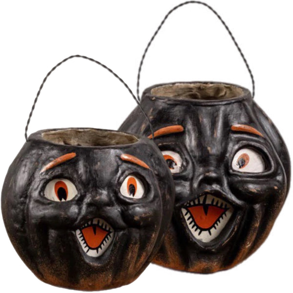 Assorted Black Jack O’ Lantern Choir Bucket, INDIVIDUALLY SOLD