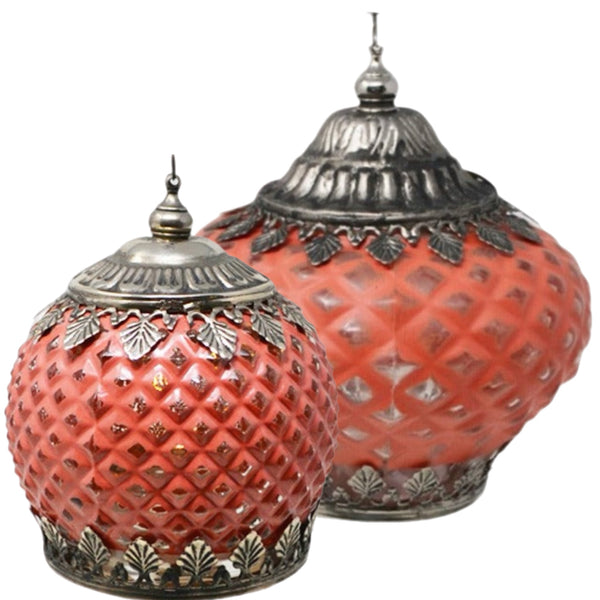 Assorted Glass LED Lanterns, INDIVIDUALLY SOLD