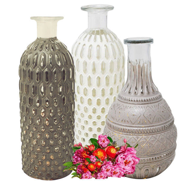 Assorted LED Glass Vases, INDIVIDUALLY SOLD