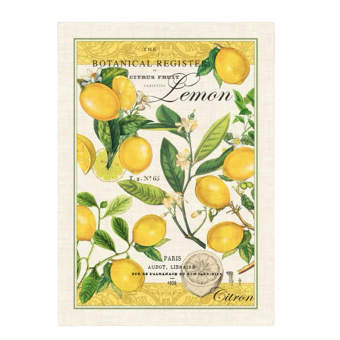 Lemon Basil Tea Towel