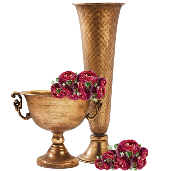 Assorted Bronzed Metal Vase & Urn, INDIVIDUALLY SOLD