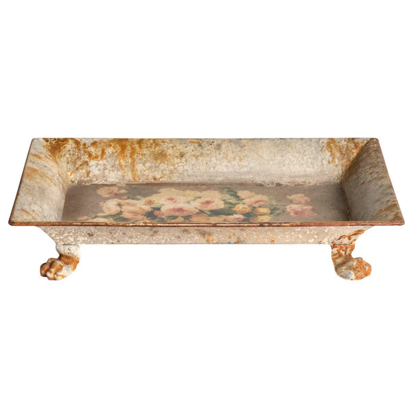 Antiqued Rose Rectangular Tray