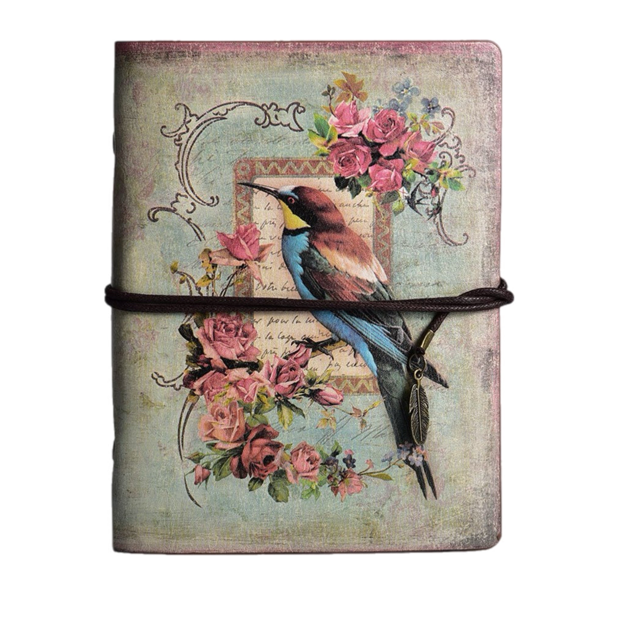 Bird With Roses Journal