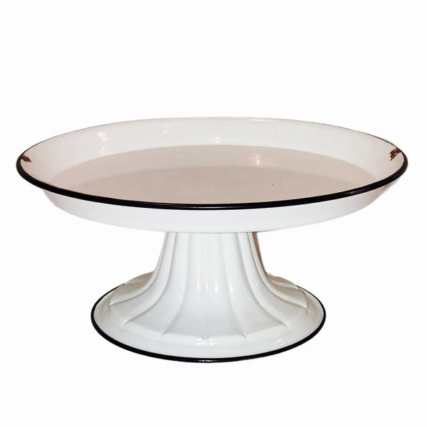 White Pedestal Cake Plate