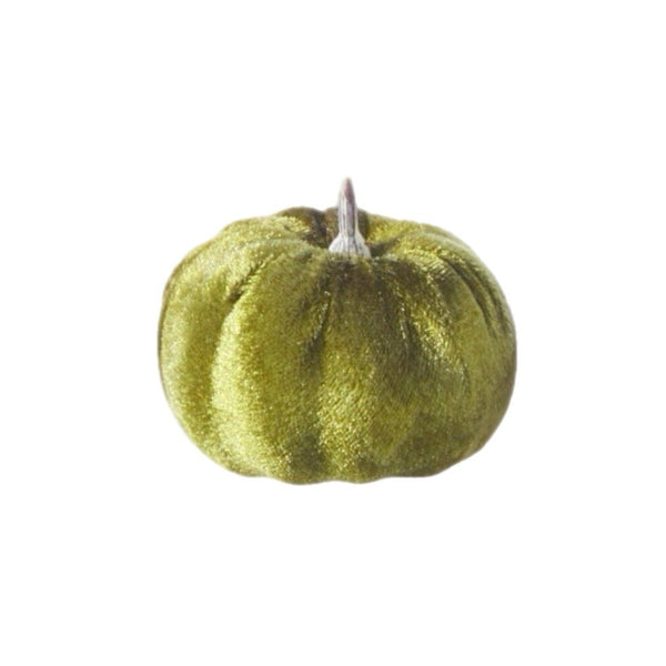 Assorted Green Velvet Pumpkin, INDIVIDUALLY SOLD