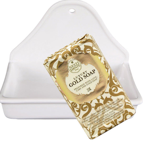 White Soap Dish