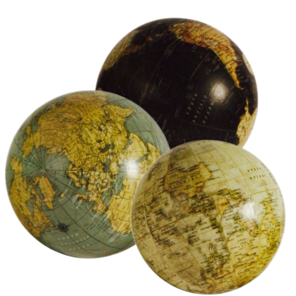 Assorted Small Globe Figurine, INDIVIDUALLY SOLD
