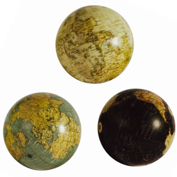 Assorted Small Globe Figurine, INDIVIDUALLY SOLD