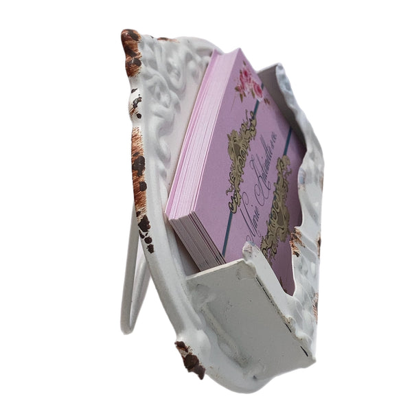 Cream Business Card Holder