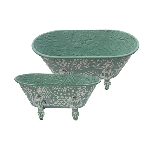 Assorted Mint Green Clawfoot Tub, INDIVIDUALLY SOLD