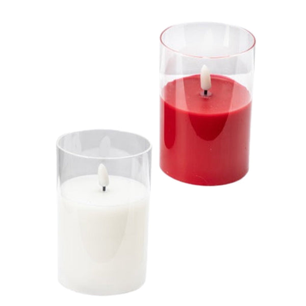 Assorted 2" X 4.5" Pillar Flameless Candle, INDIVIDUALLY SOLD