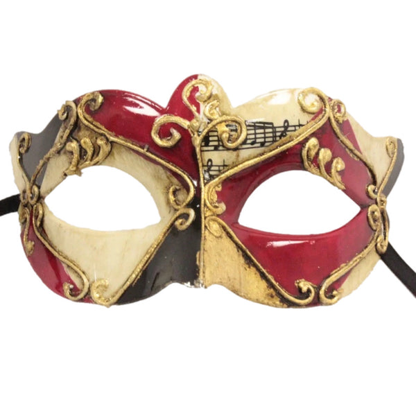 Assorted Music Note Venetian Mask, INDIVIDUALLY SOLD