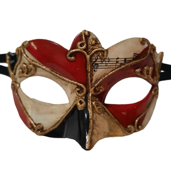 Assorted Music Note Venetian Mask, INDIVIDUALLY SOLD