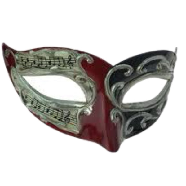 Assorted Music Note Venetian Mask, INDIVIDUALLY SOLD