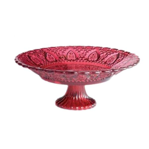 Assorted Red Cake Plate, INDIVIDUALLY SOLD