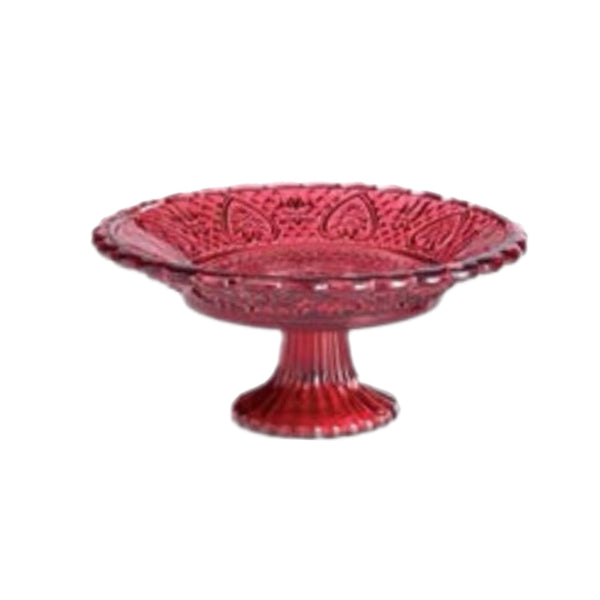 Assorted Red Cake Plate, INDIVIDUALLY SOLD