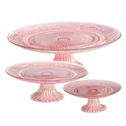 Assorted Pink Cake Plate, INDIVIDUALLY SOLD