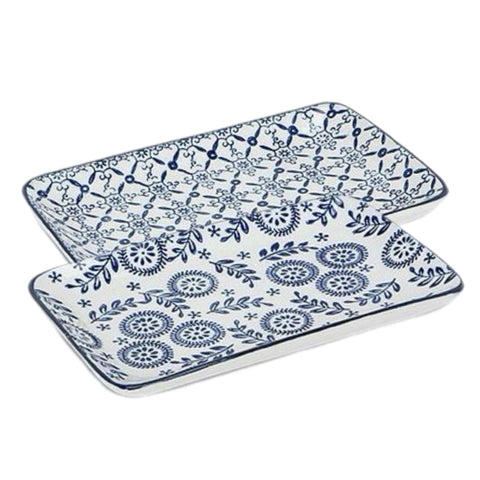 Assorted Blue Pattern Plate, INDIVIDUALLY SOLD