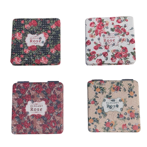 Assorted Rose Compact Mirror, INDIVIDUALLY SOLD