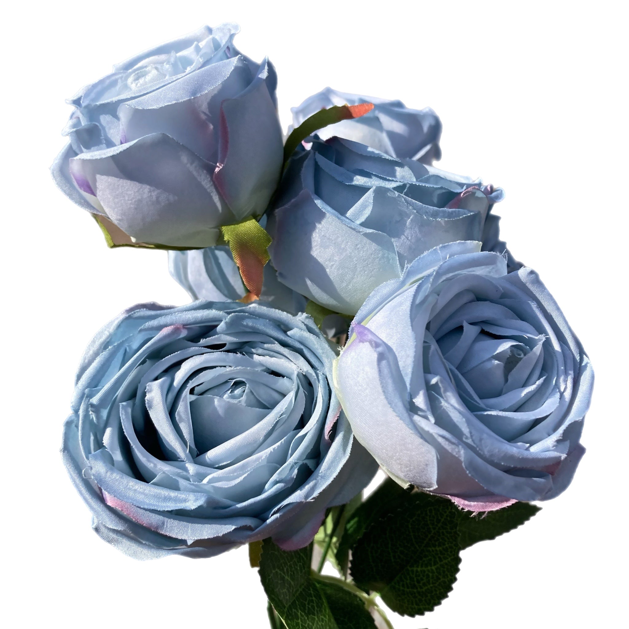 16" Blue Rose Bouquet
