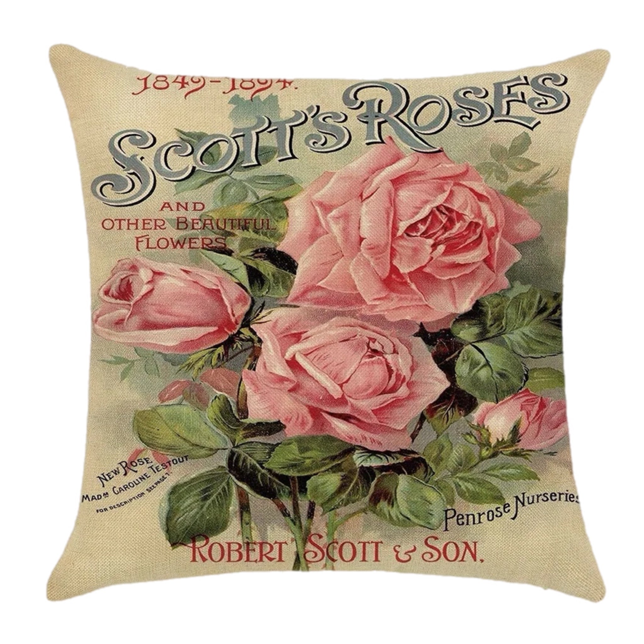 Scott's Roses Pillow