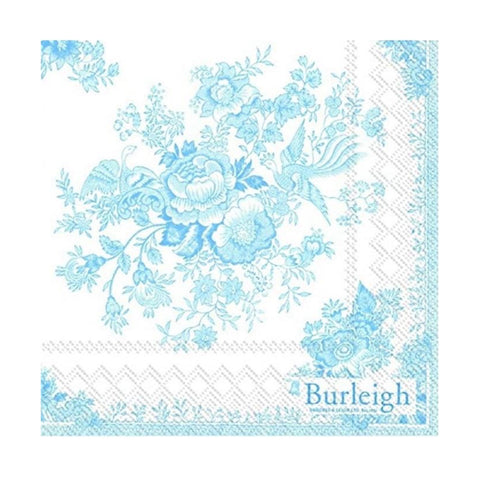 Cocktail Napkin: Pheasant Blue