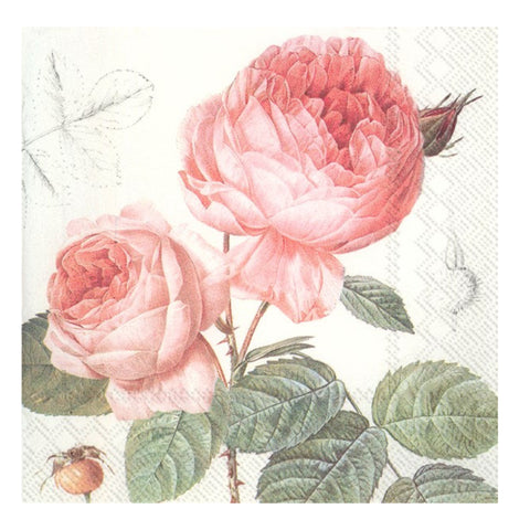 Luncheon Napkin: Roses