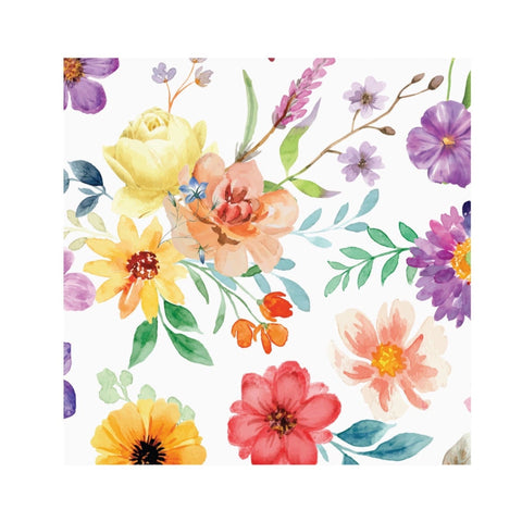 Cocktail Napkin: Multiple Florals