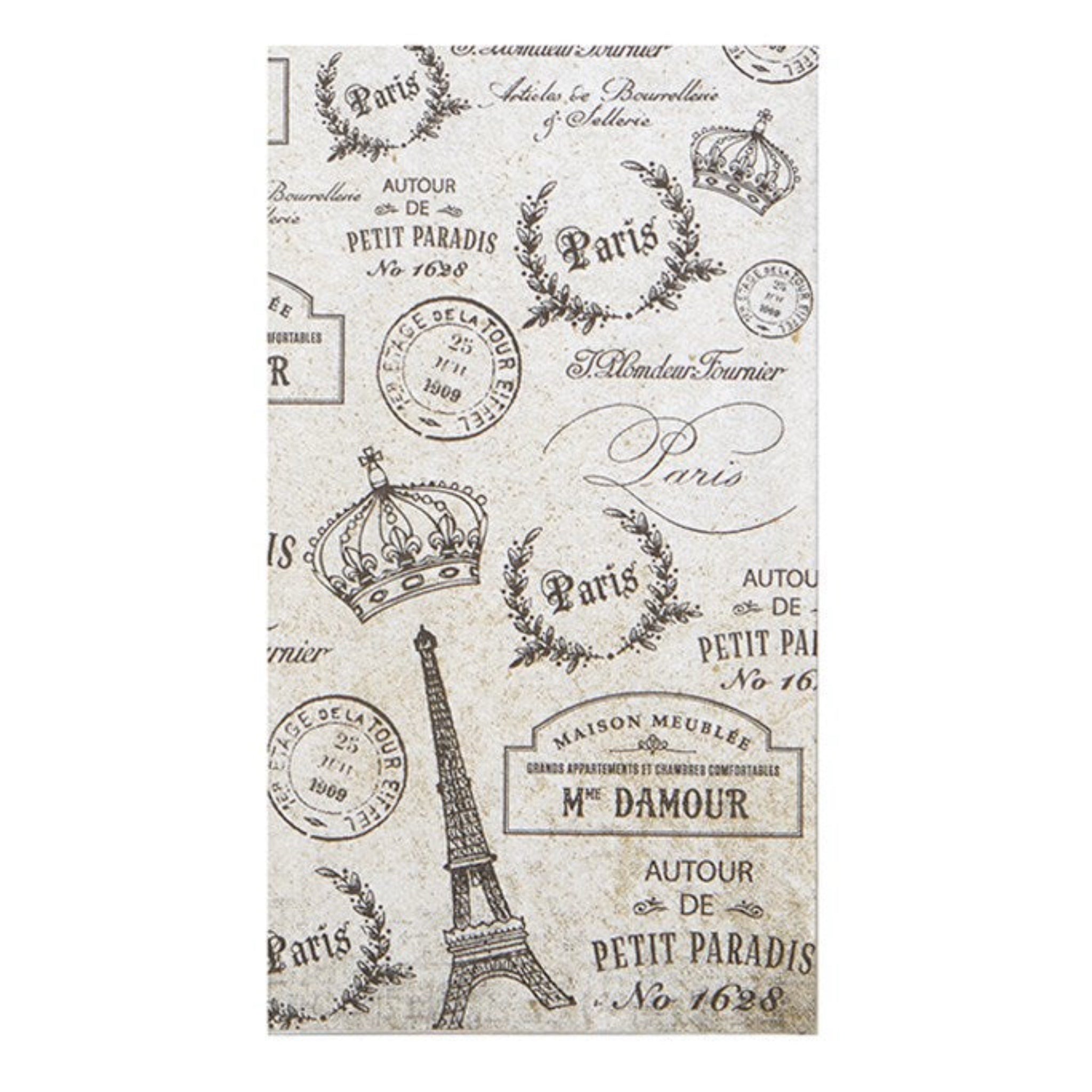 Hostess Napkin: Paris Passport